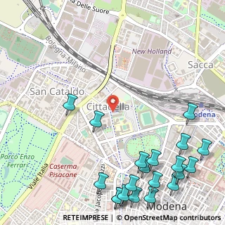 Mappa Piazza della Cittadella, 41100 Modena MO, Italia (0.811)