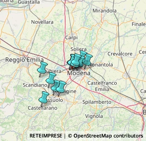 Mappa Via Emilia Ovest, 41126 Modena MO, Italia (6.97923)