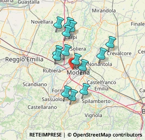 Mappa Via Emilia Ovest, 41126 Modena MO, Italia (11.455)