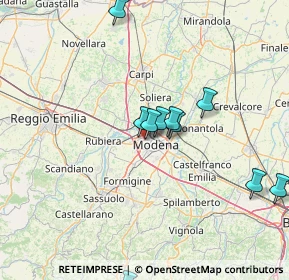 Mappa Via Emilia Ovest, 41126 Modena MO, Italia (19.2175)