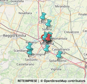 Mappa Via Emilia Ovest, 41126 Modena MO, Italia (7.60417)