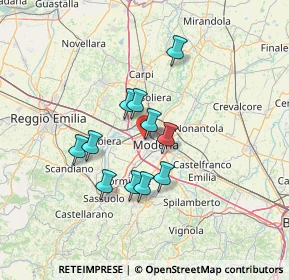 Mappa Via Emilia Ovest, 41126 Modena MO, Italia (10.84182)