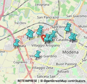 Mappa Via Emilia Ovest, 41126 Modena MO, Italia (1.41286)