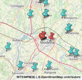 Mappa Via Emilia Ovest, 41126 Modena MO, Italia (9.1595)