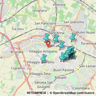 Mappa Via Scacciera, 41126 Modena MO, Italia (1.77765)