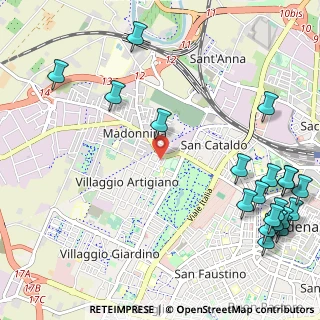 Mappa Via Scacciera, 41126 Modena MO, Italia (1.5915)