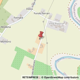 Mappa Strada Montanara, 161, 41100 Modena, Modena (Emilia Romagna)