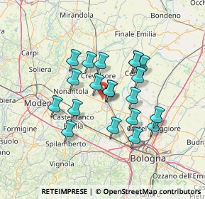 Mappa Via S. Bernardino, 40017 San Giovanni in Persiceto BO, Italia (11.404)