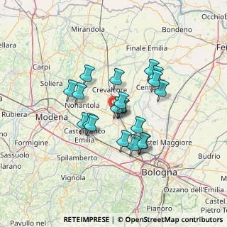 Mappa Via S. Bernardino, 40017 San Giovanni in Persiceto BO, Italia (10.4465)