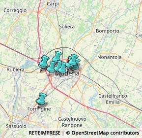 Mappa Via dei Lancillotto, 41122 Modena MO, Italia (4.5725)