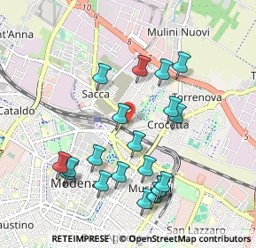 Mappa Via dei Lancillotto, 41122 Modena MO, Italia (1)
