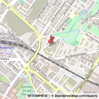 Mappa Via dei Lancillotto, 12, 41122 Modena, Modena (Emilia Romagna)