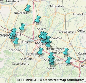 Mappa Via dei Lancillotto, 41122 Modena MO, Italia (14.6505)