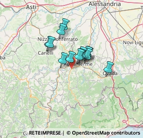 Mappa SP Sassello Acqui, 15010 Melazzo AL, Italia (8.39538)