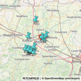 Mappa Piazza Alighieri Dante, 41121 Modena MO, Italia (12.17615)