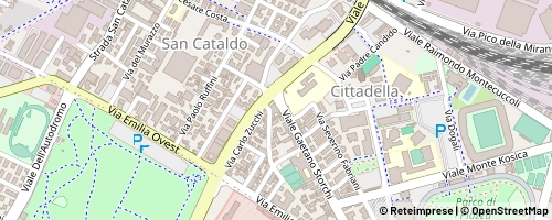 Mappa Módena