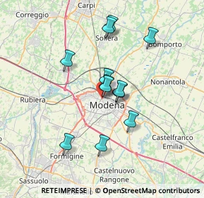 Mappa Viale Gaetano Storchi, 41124 Modena MO, Italia (5.6775)