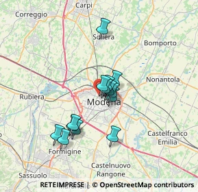 Mappa Viale Gaetano Storchi, 41124 Modena MO, Italia (5.10929)