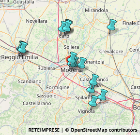 Mappa Viale Gaetano Storchi, 41124 Modena MO, Italia (14.51188)