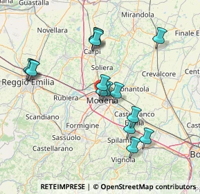 Mappa Viale Gaetano Storchi, 41124 Modena MO, Italia (14.49667)