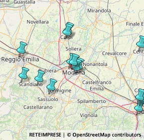 Mappa Viale Gaetano Storchi, 41124 Modena MO, Italia (17.29929)