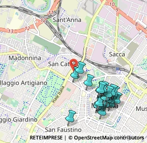 Mappa Viale Gaetano Storchi, 41124 Modena MO, Italia (1.121)