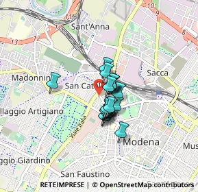 Mappa Viale Gaetano Storchi, 41124 Modena MO, Italia (0.452)
