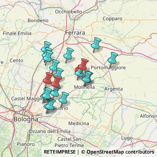 Mappa Via Bassa, 40062 Molinella BO, Italia (12.956)