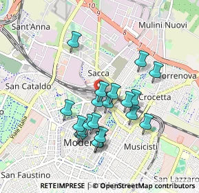 Mappa Piazza Dante Alighieri, 41122 Modena MO, Italia (0.7995)