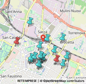 Mappa Piazza Dante Alighieri, 41122 Modena MO, Italia (0.9885)