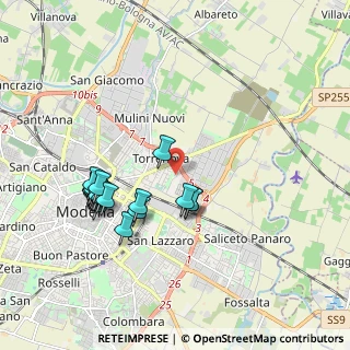 Mappa Via Repubblica di Monte - Fiorino, 41122 Modena MO, Italia (1.9265)