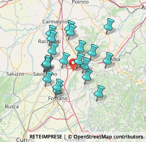 Mappa Via Don Giovanni Bosco, 12062 Cherasco CN, Italia (11.6875)