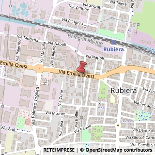 Mappa Via Emilia Ovest, 17, 42048 Rubiera, Reggio nell'Emilia (Emilia Romagna)