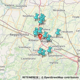 Mappa Viale Virgilio, 41122 Modena MO, Italia (11.06769)