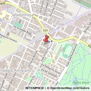 Mappa Viale Emilio Po, 110, 41125 Modena, Modena (Emilia Romagna)