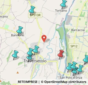 Mappa Via Bora, 43029 Traversetolo PR, Italia (2.96923)