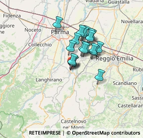 Mappa Via Bora, 43029 Traversetolo PR, Italia (9.39263)