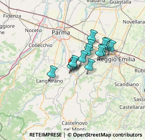 Mappa Via Bora, 43029 Traversetolo PR, Italia (8.88643)