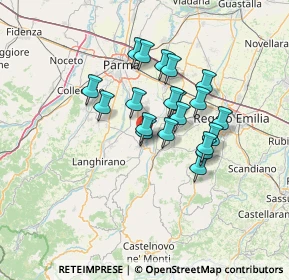 Mappa Via Bora, 43029 Traversetolo PR, Italia (10.638)