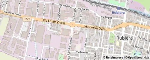 Mappa Rubiera