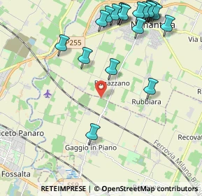 Mappa Via Imperiale Ovest, 41013 Castelfranco Emilia MO, Italia (2.7165)