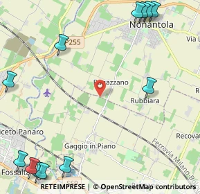 Mappa Via Imperiale Ovest, 41013 Castelfranco Emilia MO, Italia (3.47833)