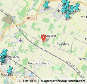 Mappa Via Imperiale Ovest, 41013 Castelfranco Emilia MO, Italia (3.71929)