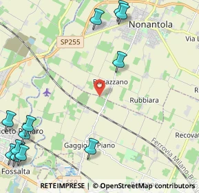 Mappa Via Imperiale Ovest, 41013 Castelfranco Emilia MO, Italia (3.37917)