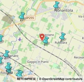 Mappa Via Imperiale Ovest, 41013 Castelfranco Emilia MO, Italia (3.58083)