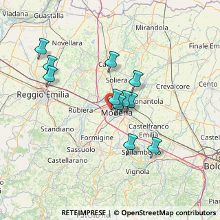 Mappa Via Nicolò Biondo, 41126 Modena MO, Italia (12.74545)