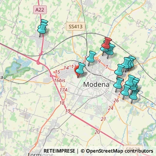 Mappa Via Nicolò Biondo, 41126 Modena MO, Italia (4.77235)