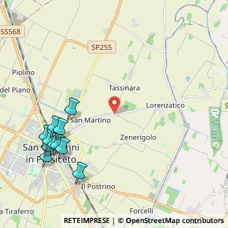 Mappa Via Biancolina, 40017 San Giovanni in Persiceto BO, Italia (2.79455)
