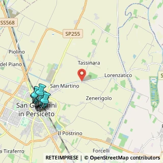 Mappa Via Biancolina, 40017 San Giovanni in Persiceto BO, Italia (2.7465)
