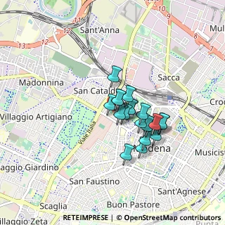 Mappa Viale Storchi, 41121 Modena MO, Italia (0.5955)